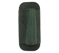 Terlina di coltello orizzontale in pelle orizzontale Porta della cintura a cavallo pazzo squisito artigiano design della confezione in vita elegante per caccia alle escursioni da (Verde)