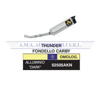 Terminale di Scarico Arrow Street Thunder Alu Nero Yamaha Wr 125 R 2009 > 2012