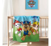 termana Paw Patrol, coperta morbida e morbida, 130 x 170 cm, in pile, per bambine e ragazzi, coperta morbida