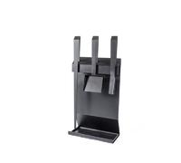 Termatech Posate da Camino " Bordo Supporto " Nero 3-teilig 90-188