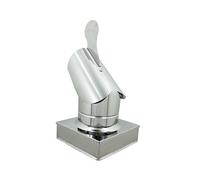 TERMIANALE GALLO BASE RETTANGOLARE - INOX - COMIGNOLO PER STUFE e CAMINI