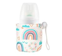 termica per biberon, borsa termica da viaggio, borsa termica isolante per latte materno, scudo in pelle PU impermeabile, con pellicola di alluminio, copertura portatile per l'allattamento