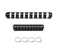 Termico Isolamento Scudo Protezione Adatto per Napoleon 450 500 Adatto per Black Flag 500 Tubo di scarico per moto Copertura antiscottatura Copertura isolante termica Antiscottatura Marmitta(TYPE-I)