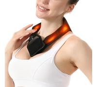 termico per collo, controllo della temperatura a 3 livelli, per sollievo o relax, morbido cuscinetto riscaldante regolabile, per donne, uomini, adolescenti, terapie di comfort per spalle e