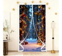 Termico Tenda Magnetica 100 x 125 cm Isolamento Acustico, Impermeabile, Antivento, Contro Freddo e Calore Termica Della Finestra Coperture per Soggiorno, Balcone, A