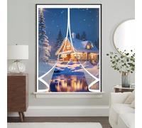 Termico Tenda Magnetica 122 x 54 cm Chiusura Automatica, Impermeabile Contro Freddo Antipolvere Tenda Magnetica Isolata per Adatto a Tutti I Tipi di Finestre, A