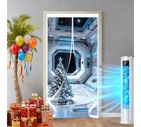 Termico Tenda Magnetica 125 x 170 cm Trasparente, Impermeabile, Insonorizzazione, Protezione Dal Freddo Tenda Termica Magnetica per Porte per Soggiorno, Balcone, A