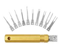Terminal Removal Tool - Car Terminal Depinning - Wire Extractor Kit Sturdy | Pin Estrattore Removal Tool for Automotive Sedan Truck Technicians Mechanics Home Industry Garage Workshop