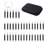 Terminal Removal Tool Kit - 36 pezzi Easy Release Connector Tools | Portable Mechanic Electrical Tool Set for Automotive, Household, Vehicle Wiring, Workshop, DIY Repairs, Car, Truck, Electronics