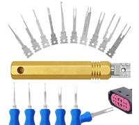 Terminal Removal Tool Kit - Car Terminal Depinning Extractor | Connector Pin Removal Tool for Automotive Sedan Truck Technicians Home Industry Garage Workshop