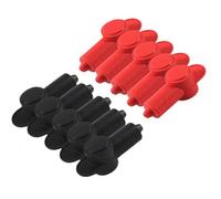 Terminal Top Post, Auto Battery Terminal Silicone Protector, Waterproof Battery Post Cover for Power Connection Studs, Alternatori, Starter, Solenoid Valvole, Red/Black