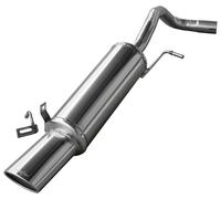 terminale 120x80mm INOXCAR SKODA FABIA Type 6Y 1.4 TDI / 1.9 SDI / 1.9 TDI