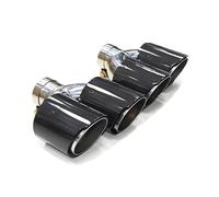 Terminale 2014-2017 Per Gamma Per Rover Sport Kit Aggiornamento Scarico SVR Paraurti Rotondo Quad Terminali Acciaio Inox TuboScarico(Fibra di carbonio)