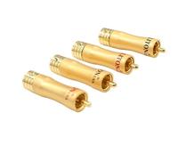 Terminale a banana da 8 mm con connettore senza saldatura placcato in rame placcato in oro da 4 pezzi