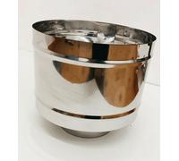 Terminale a botte tondo cappello fumaiolo antivento, antipioggia Comignolo Inox [EEK: A++]