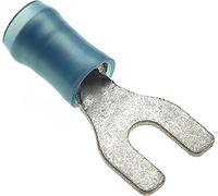 Terminale A Crimpare A Forcella M4, Confezione Da 10 - Giallo, 12-10 AWG, 4 Mm - Connettori A Forcella Termorestringenti, Connettori In Rame Stagnato, Terminali Per Fili Isolati Di Tipo U