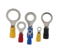 Terminale a crimpare ad anello Isolamento tipo O Terminale pressato a freddo Connettore linea circolare RV1.25-4~RV 5.5-4(RV5.5-4 (Blue),30Pcs)