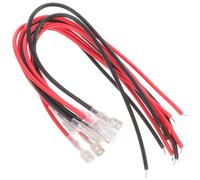Terminale a Forcella Isolato per Cablaggio Rapido 2,8 4,8 6,3 MM | Ottone Stagnato e Nailon Trasparente, Connessione a Crimpare Veloce, per Audio e Cablaggi Auto