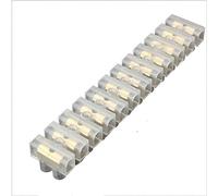 Terminale a vite Barriera connettore 2pcs Collegamento legare elettrico 12Position barriera morsettiera blocco 30A Kit barra di messa a terra terminale
