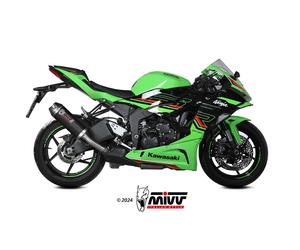 TERMINALE AK-1 CARBONIO MIVV PER KAWASAKI NINJA ZX-6R 2021-2026