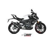 TERMINALE AK-1 INOX NERO MIVV PER CFMOTO 450 NK 2023-2024