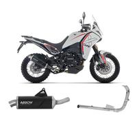 Terminale Arrow Allum Dark + Colletori No Uso Strada MOTO MORINI X-CAPE 700 2025