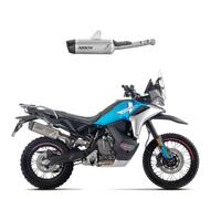 Terminale Arrow Indy Race EVO titanio+Fond carby per CF MOTO 800 MT-X 2025