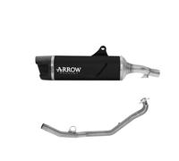 Terminale Arrow IndyEVO Allum Dark +Colle No Uso Strada Honda NC 750 X 2023 2024