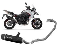 Terminale Arrow IndyRace EVO Allum Dark+Collet Benelli TRK702/X 2023 2024