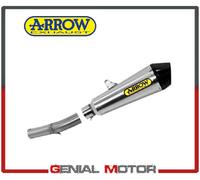Terminale Arrow Omolog Xkone Nichrom Fondello Carbonio Honda CB 500 X 2019 2020