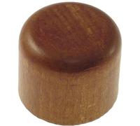 Terminale bastone tenda Tappo in legno ciliegio Ø 28 mm 2 pz Ciliegio