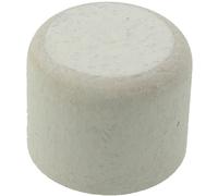 Terminale bastone tenda Tappo in legno shabby bianco 28 mm 2 pz Bianco pitturato a calce