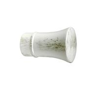 Terminale bastone tenda Tromba in alluminio avorio Ø 20 mm 1 pz Avorio