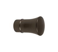 Terminale bastone tenda Tromba in alluminio bronzo Ø 20 mm 1 pz Bronzo