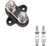 Terminale batteria connettore post, morsetti connettori terminali batteria, set di protezione per terminale della batteria superiore con hardware in acciaio inossidabile e base in plastica per