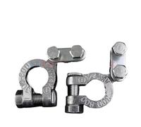 Terminale batteria for auto Terminale superiore for morsetto cavo rapido Terminale positivo negativo Connettore elettrico Accessorio automatico(2Pcs Double Big)