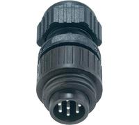 Terminale cilindrico maschio Serie (connettore rotondo): CA Hirschmann CA 6 LS 934 126-100-1 maschio, diritto Nbr totale di poli: 6 + PE 1 pc(s)