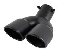 Terminale Coda Terminale Di Scarico Per Auto Da 63 Mm In Acciaio Inox Accessori Per La Gola Posteriore(Matte black)