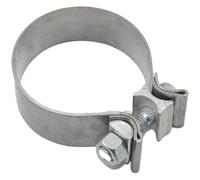 Terminale Coda Tubi Terminali Per Auto 2.0" .25" .5" 3. 4. Giunto Sovrapposto Per Scarico In Acciaio Inox Fascetta Di Serraggio Manicotto Testa 89 Mm(73mm)