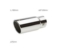 Terminale Codino di Scarico Marmitta acciaio inox Simoni Racing