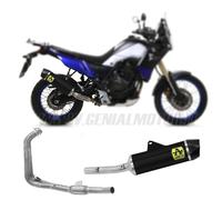 Terminale + Coll Arrow Omologato Nero YAMAHA Tenere 700 2019 > 2020
