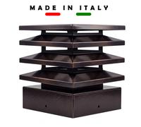 TERMINALE COMIGNOLO ARCHITETTONICO - testa di moro - PER STUFE e CAMINI