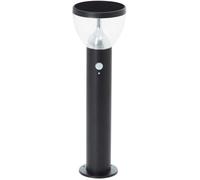 Terminale da esterno - BRILLIANT - TULIP - LED e solare - Rilevatore di movimento - Acciaio inossidabile e plastica - 4 W - Nero