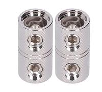 Terminale di Estensione Cavo di Alimentazione 0 Gauge, 2 Pezzi, Plastica Nickelata - Connessione, Alta Conduttività, Per Impianti Audio Auto