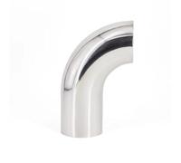 Terminale di Scarico 1 Auto 51mm 63mm Parti Automobile Tubo Di Scarico Silenziatore Diventa Gomito 90 Gradi Tubo Angolo Sanitario Scarico Coda Punta(63mm(90mmx120mm))