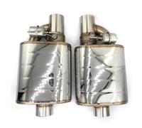 Terminale di Scarico 1 Paio Tubi Mullfer L+R Con Valvola Controllo Remoto Silenziatore Scarico Interruttore Suono Tubo Suono Marmitta(2.5 inch (63) A)