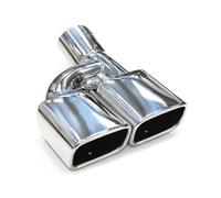 Terminale di Scarico 1 PCS Blu Punta Del Silenziatore Decorato Auto Scarico Presa Per Toyota Per Noah Per Voxy 80 Serie 2010 tubo di scarico(Argento)