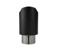 Terminale di Scarico 1 Pz Silenziatore Universale Sabbiato Twill Opaco Marmitta Ugello Di Scarico Punta Auto Coda Gola Acciaio Inossidabile Scarico Coda Punta(63mm-89mm)