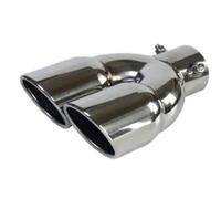 Terminale Di Scarico 1 Pz Universale Auto Terminale Scarico Posteriore A Doppia Canna Terminale Scarico Marmitta Uscita In Acciaio Inossidabile Terminali(1)