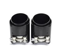 Terminale di Scarico 2 Pezzi Per BMW G20 G21 320i 330i Puntale Marmitta Scarico Auto Direttamente Spina Terminale Ugello ID 65MM Turbo Fischio(C ID65OD89)